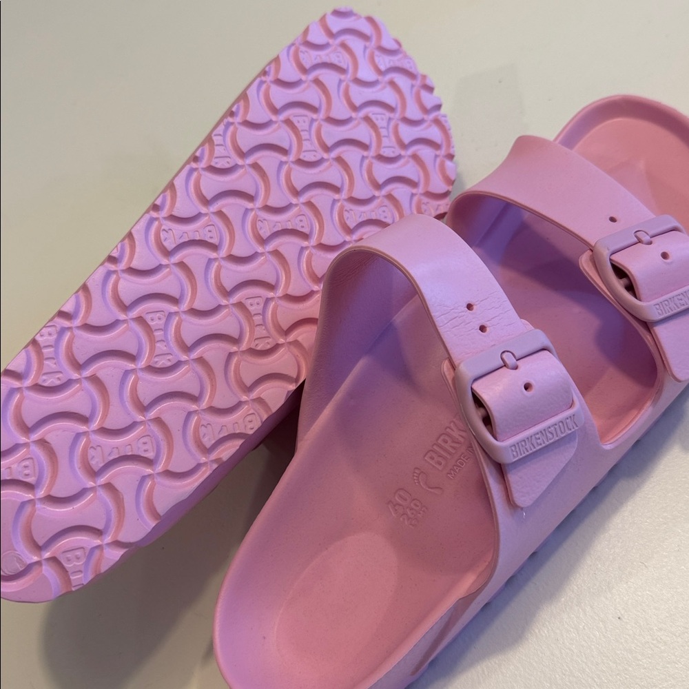Birkenstock Women’s Arizona EVA Sandals in Light Pink Sz 9. NWOB. Tub8 - Picture 4 of 4